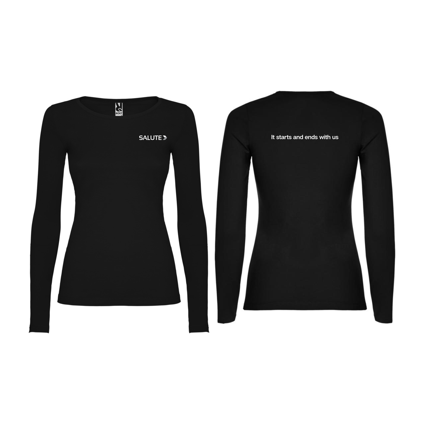 Long sleeve woman's t-shirt - Salute