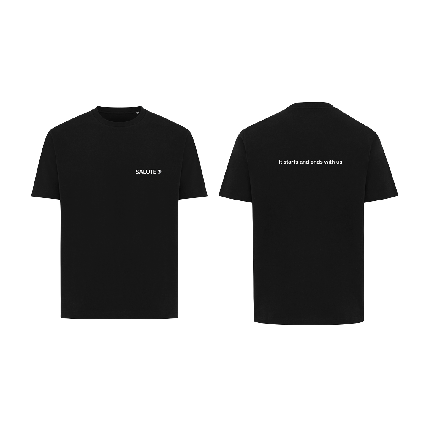 Recycled cotton t-shirt - Salute